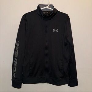 Under Armour Black Zip Up Jacket Size Youth Large